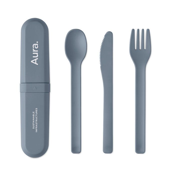 Besteck-Set PLA BITEFUL - petrol-978