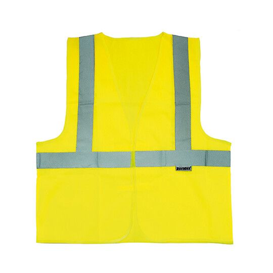 Hi-Vis Safety Vest With 3 Reflective Stripes Bremen - signal yellow-522