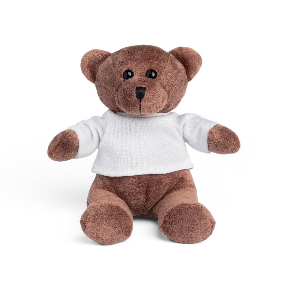 BEAR Teddybär Plüschtier mit T-Shirt - weiß-143