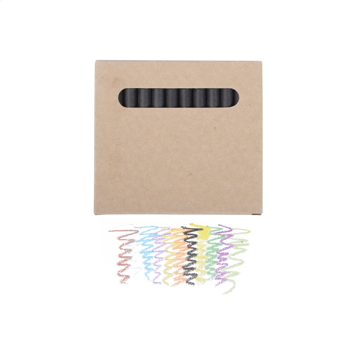 Wachsmalstift-Set (12-tlg) Lola - schwarz - beige-618