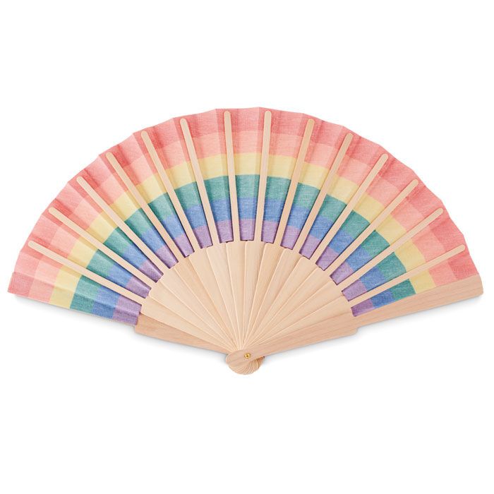 Fächer regenbogenfarbig BOWFAN - multicolour-180