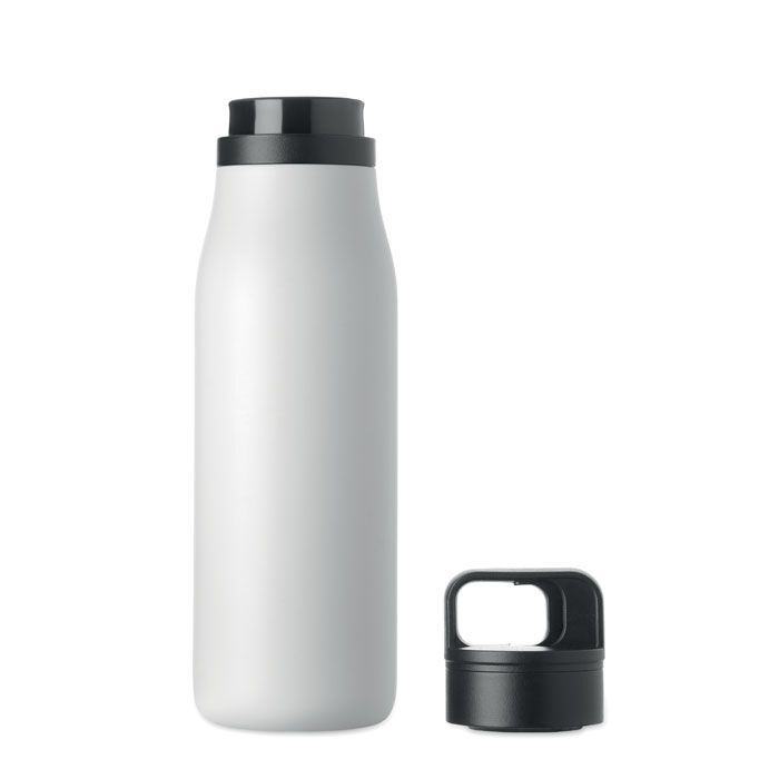 Doppelwandige Flasche 500ml EMPIRE - weiß-724