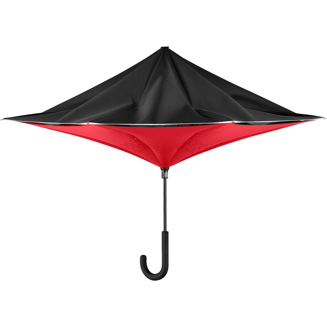 Stockschirm FARE® Contrary Ø109 cm - schwarz - rot-34
