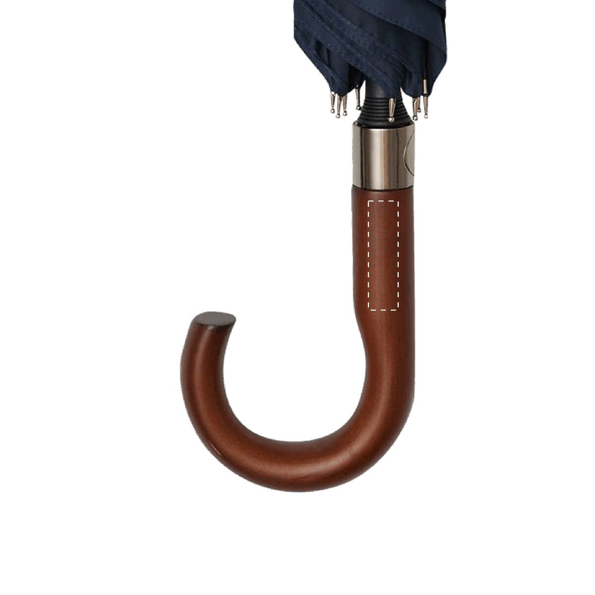 Veredelungsposition auf der linken Seite des Griffes