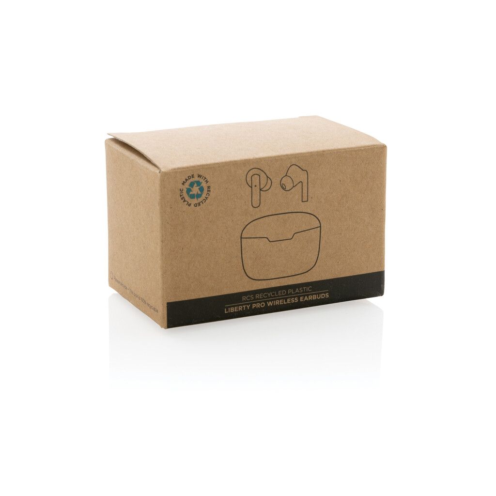 Liberty Pro TWS-Ohrhörer aus recyceltem RCS-ABS - weiß-427