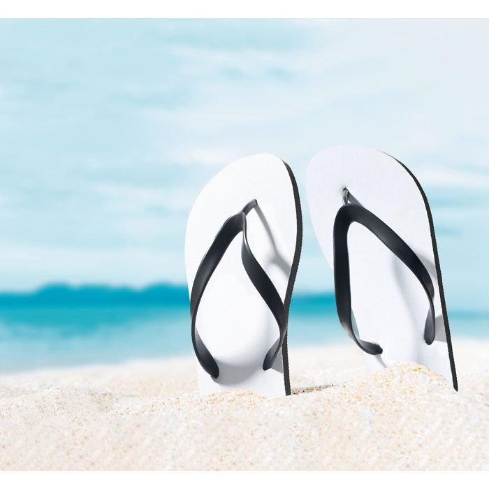 Sublimations-Zehensandalen DO MEL - schwarz-324