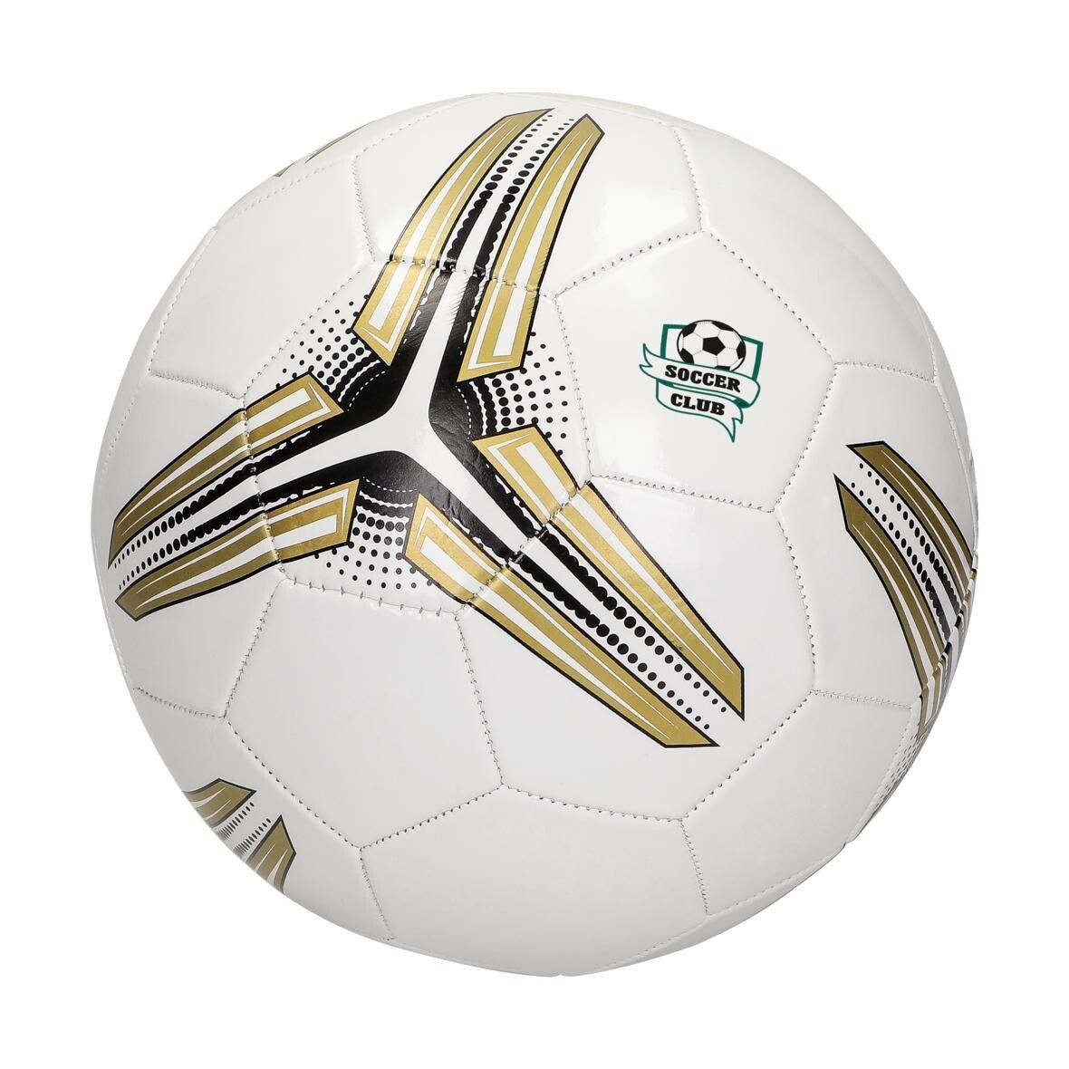 Fußball Match - weiß - gold - schwarz-230