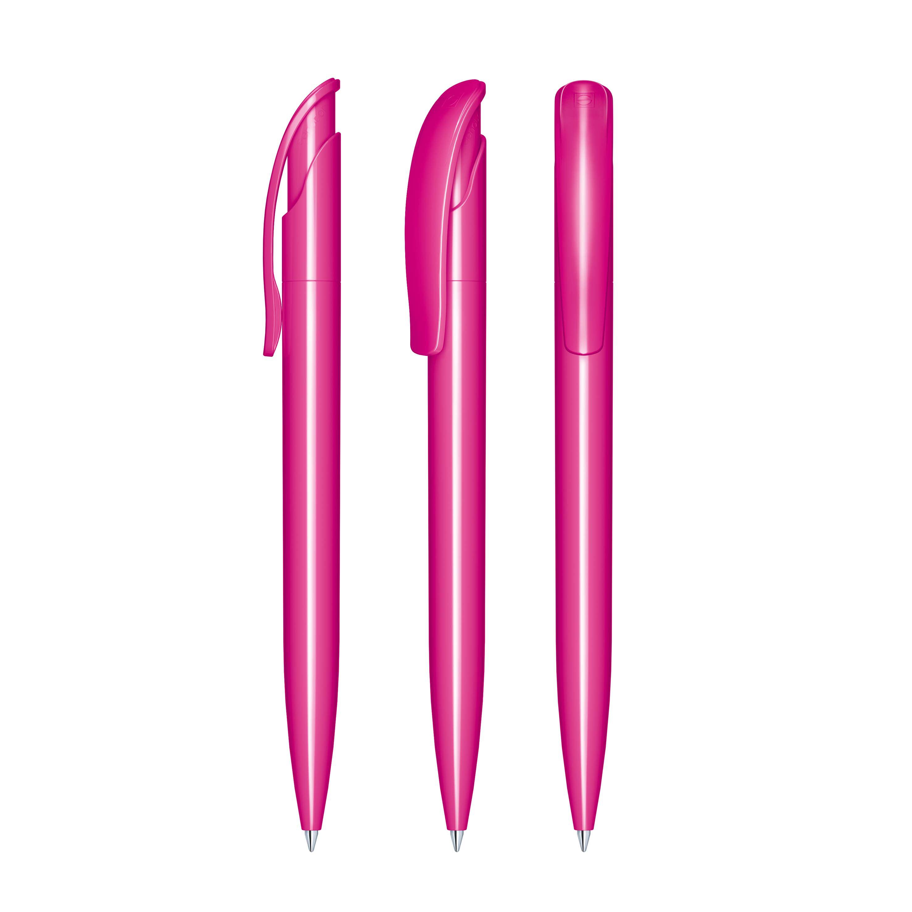 Challenger Polished Druckkugelschreiber - rhodamine red - pink-265