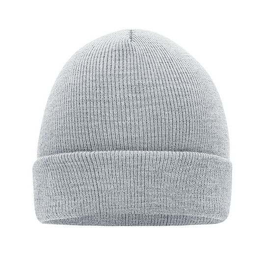 Knitted Cap - light grey melange-887