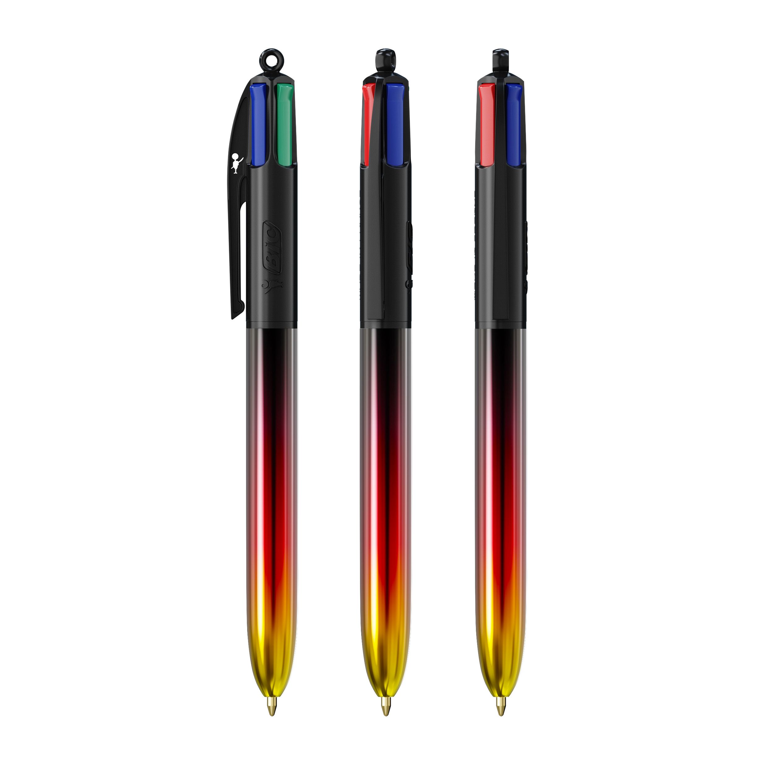 BIC® 4 Colours® Flags Collection - schwarz - schwarz -rot - gelb-552