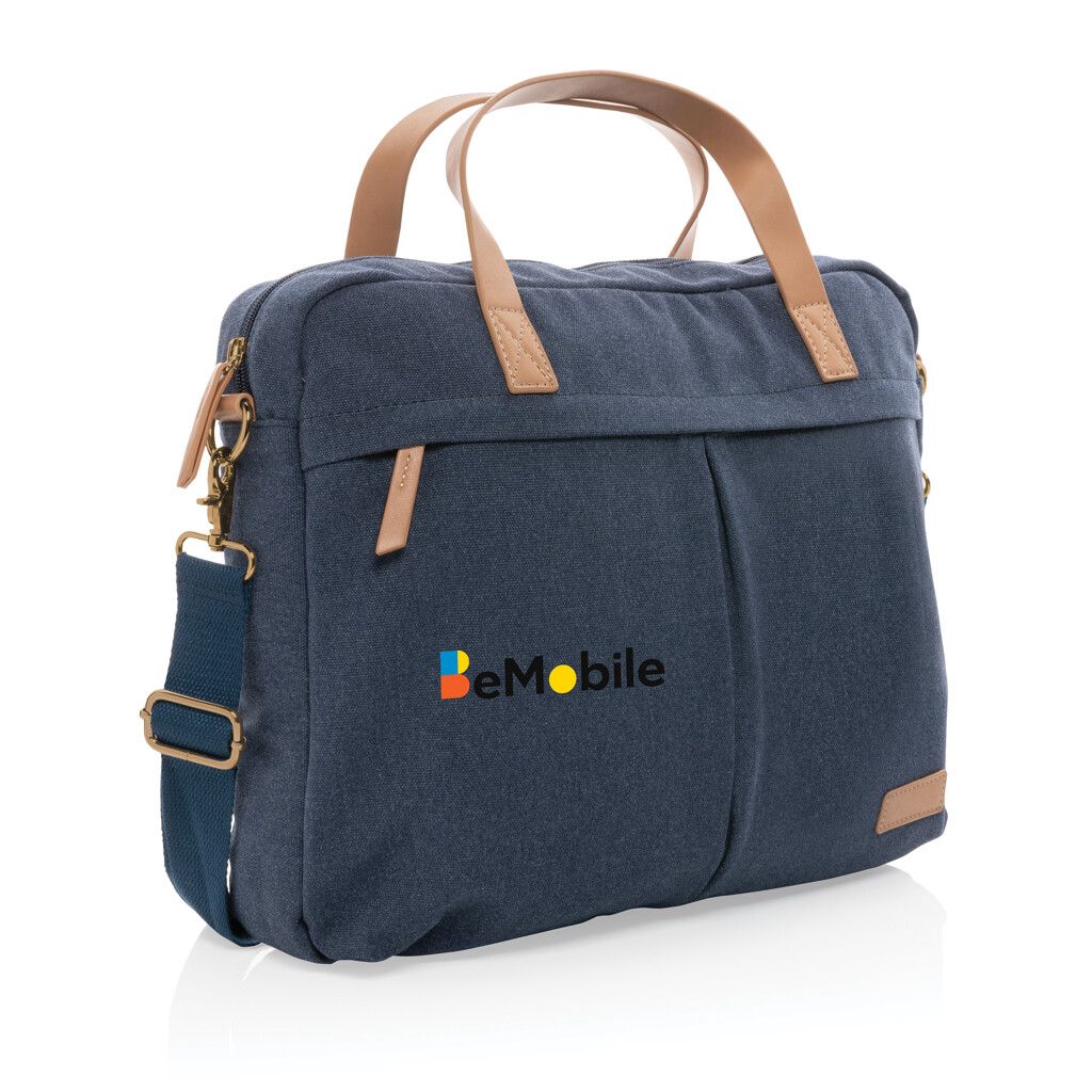 Impact AWARE™ 16 oz. rCanvas Laptop-Tasche - blau-324