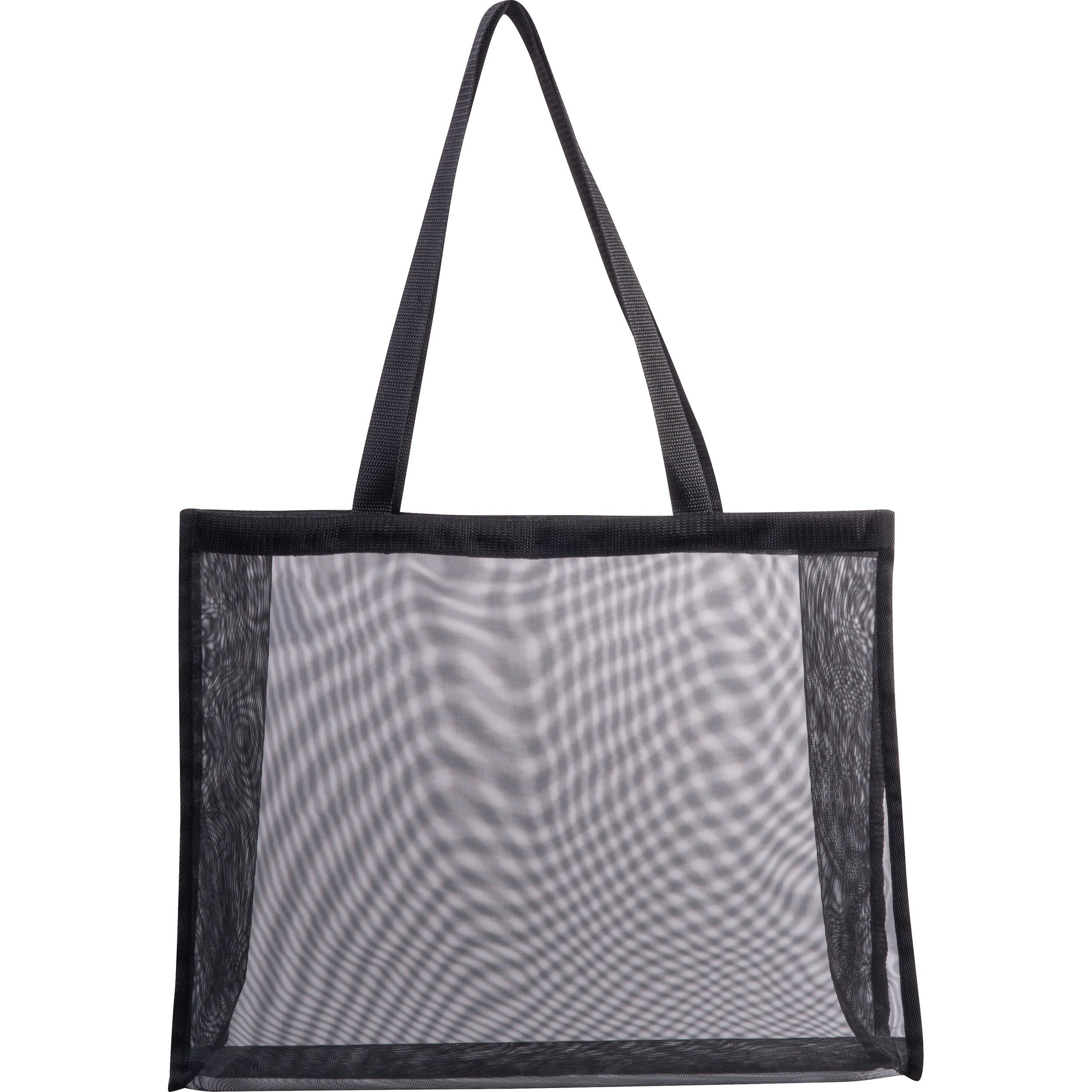 Strandtasche aus Polyester AUGUST - schwarz-370