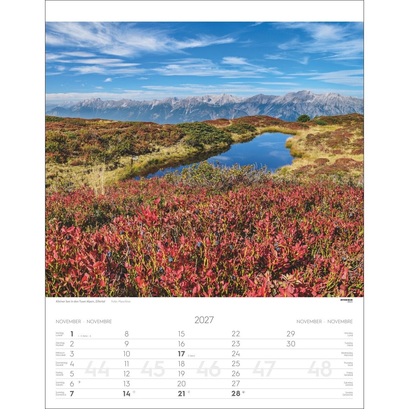 Tirol - Landschaft & Natur Kalender-930