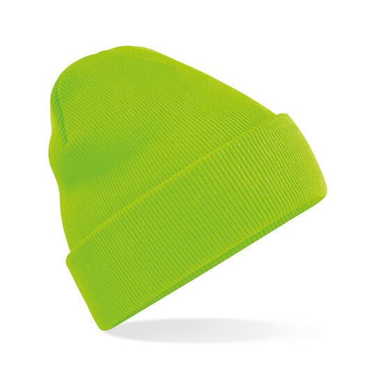 Original Cuffed Beanie - fluorescent green-346