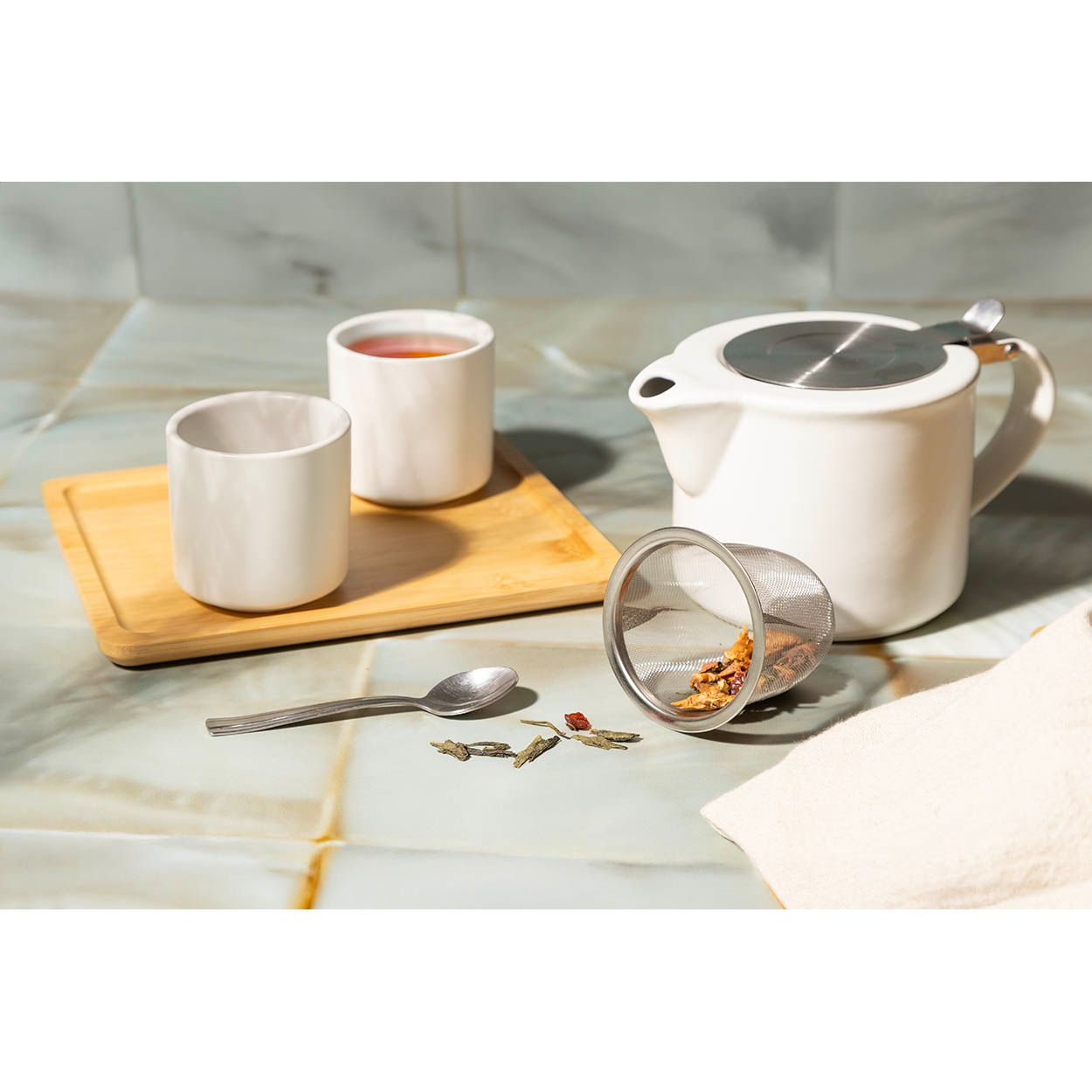 Baicha Teeservice - weiß-839