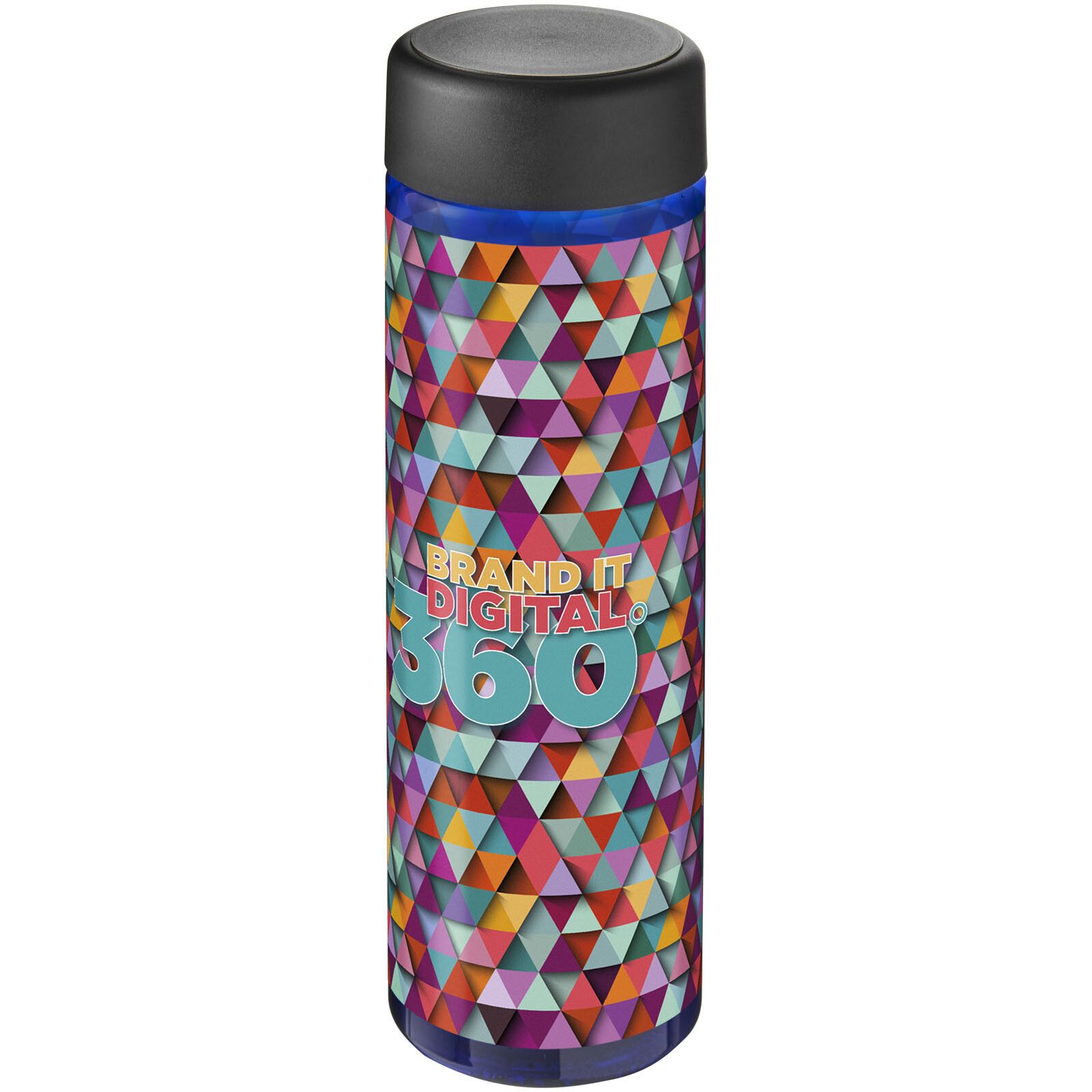 H2O Active Vibe 850 ml Sportflasche mit Drehdeckel - blau -  schwarz-869