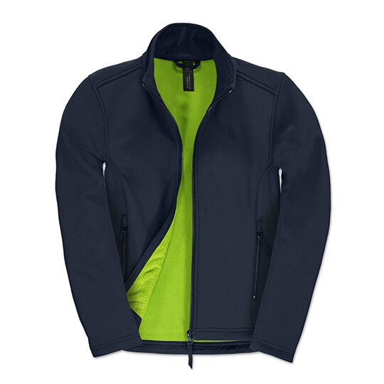 Women´s Jacket Softshell ID.701 - navy - neon green - XXL-204