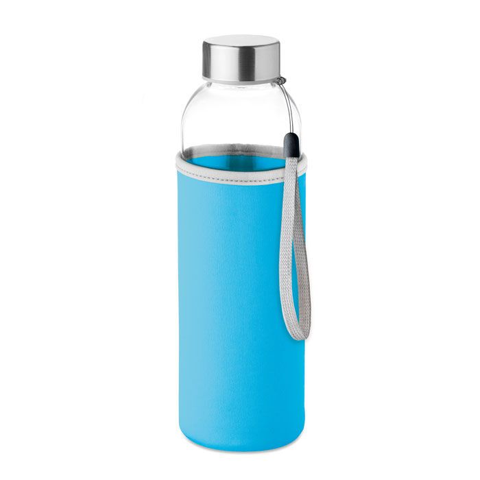 Trinkflasche Glas 500 ml UTAH GLASS - türkis-448