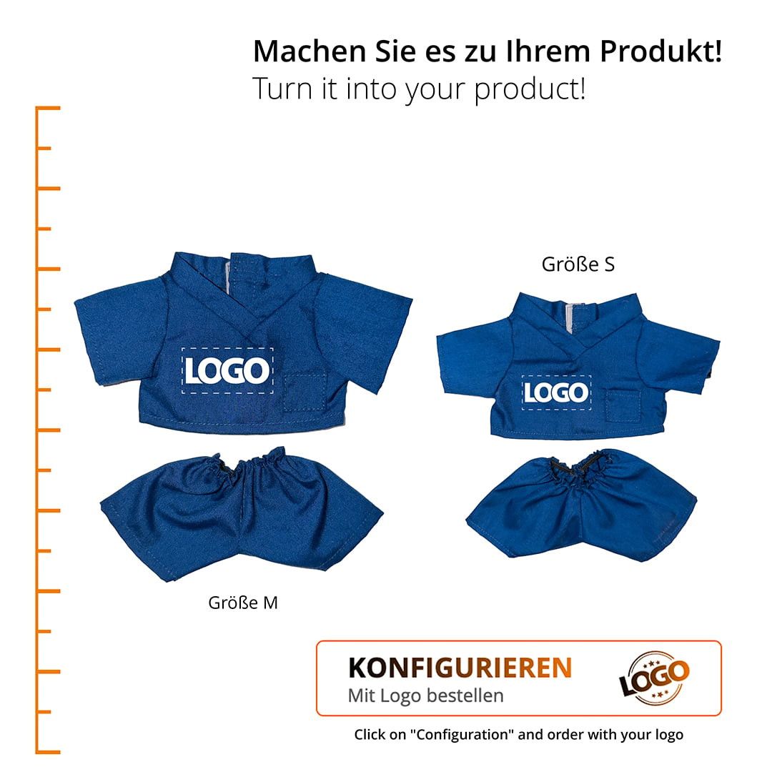 Pflege-Outfit - Größe M - dunkelblau-562