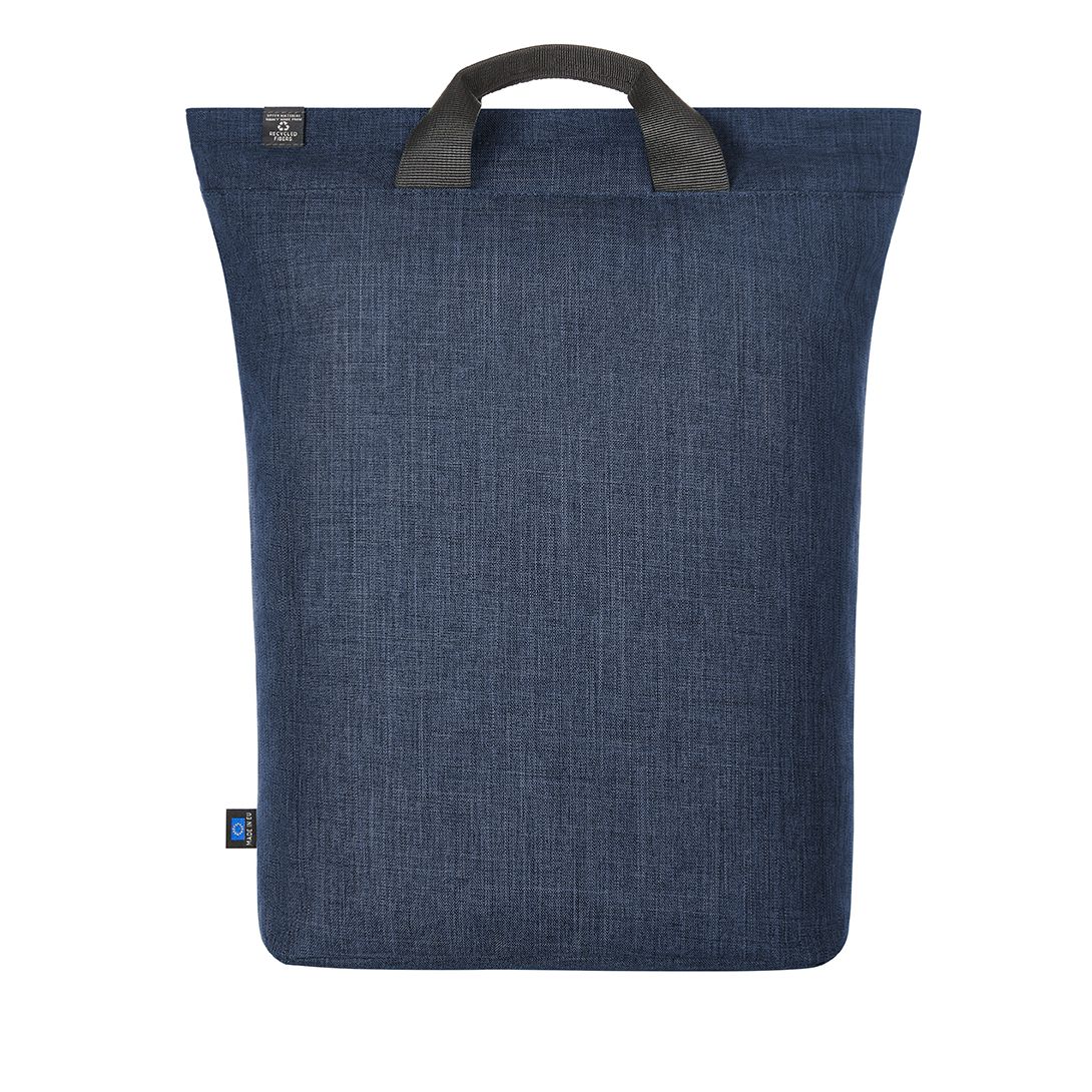 Laptop-Rucksack EUROPE - blau meliert-234