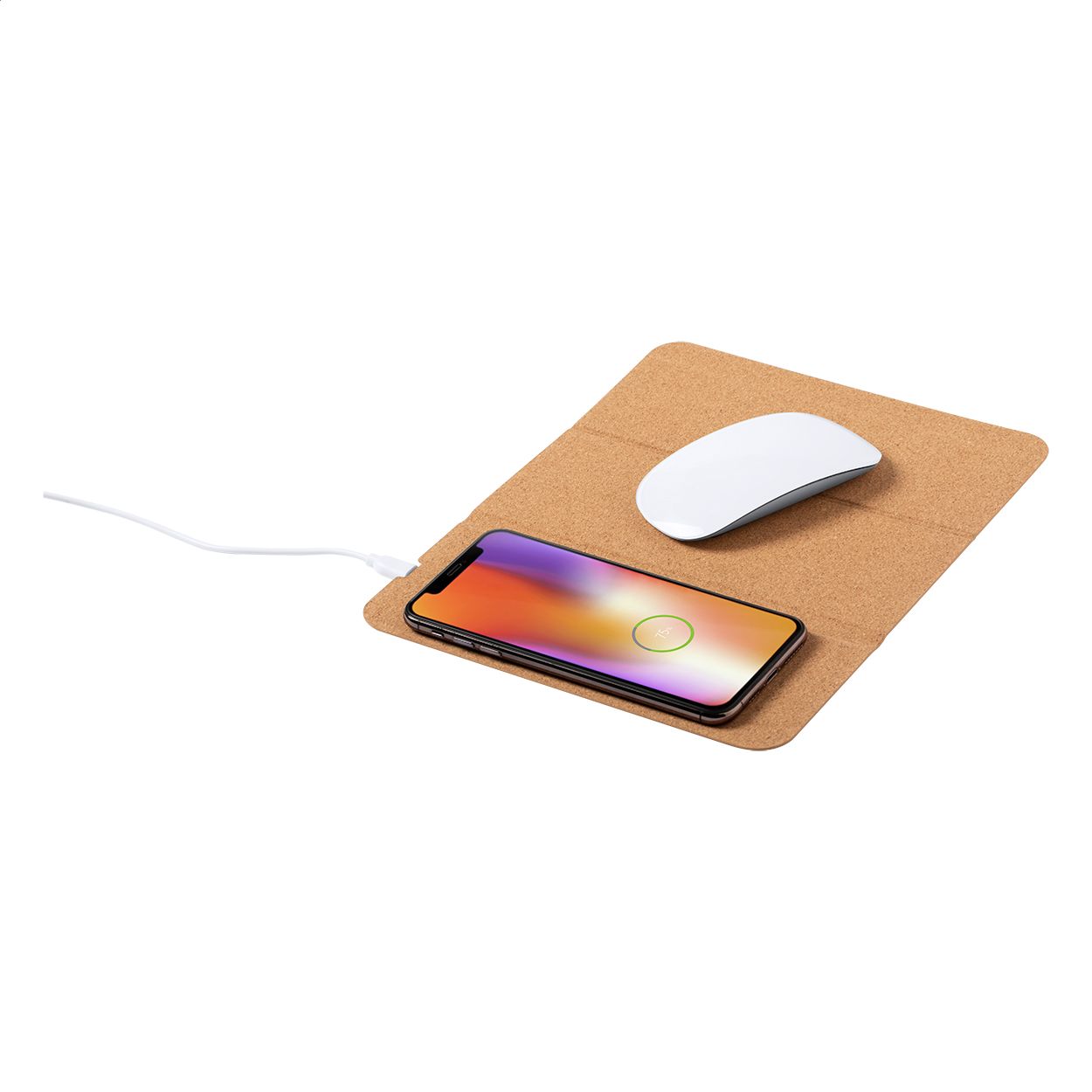 Wireless-Charger Mousepad Relium - natur-370