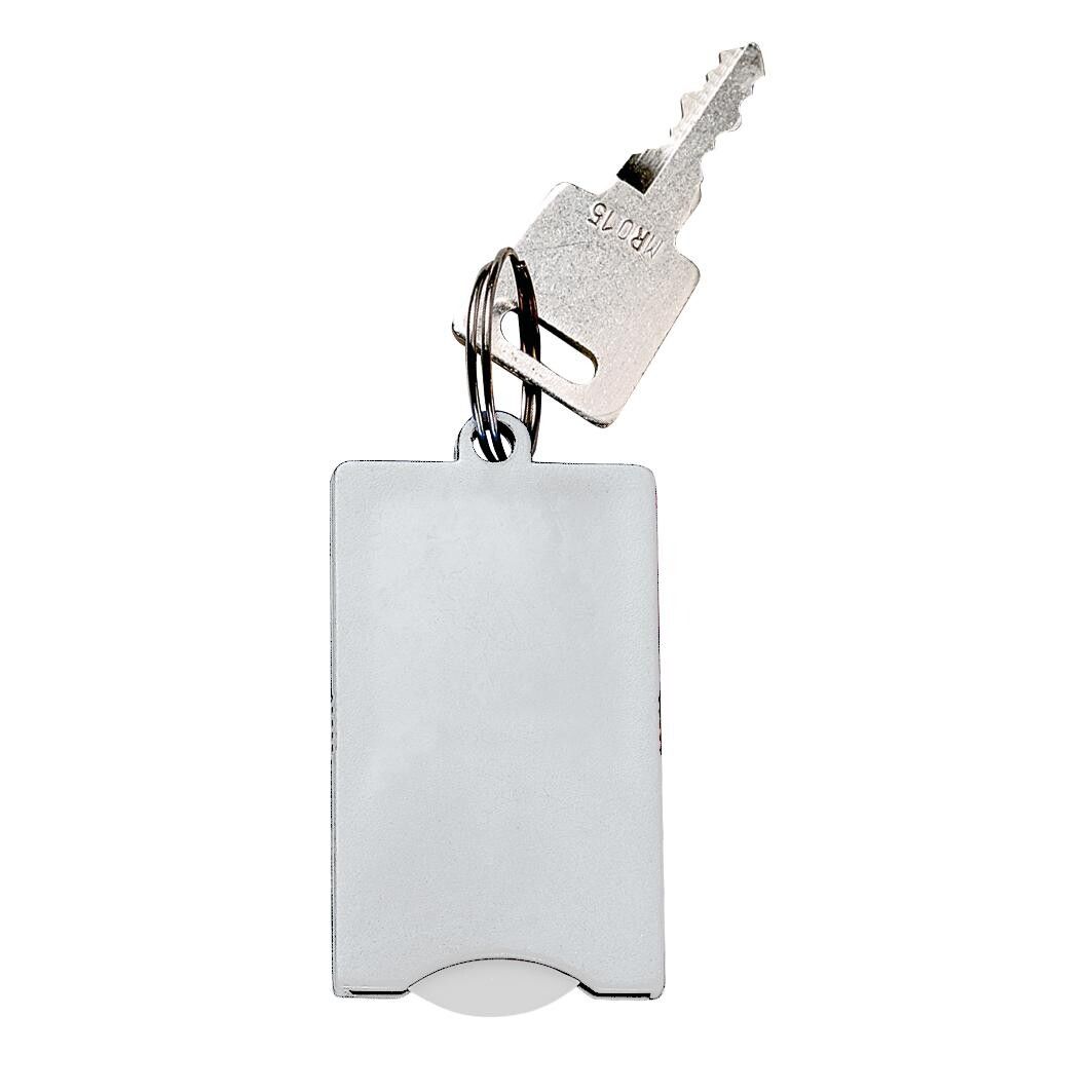 Chip-Schlüsselanhänger Square - standard-gelb-208