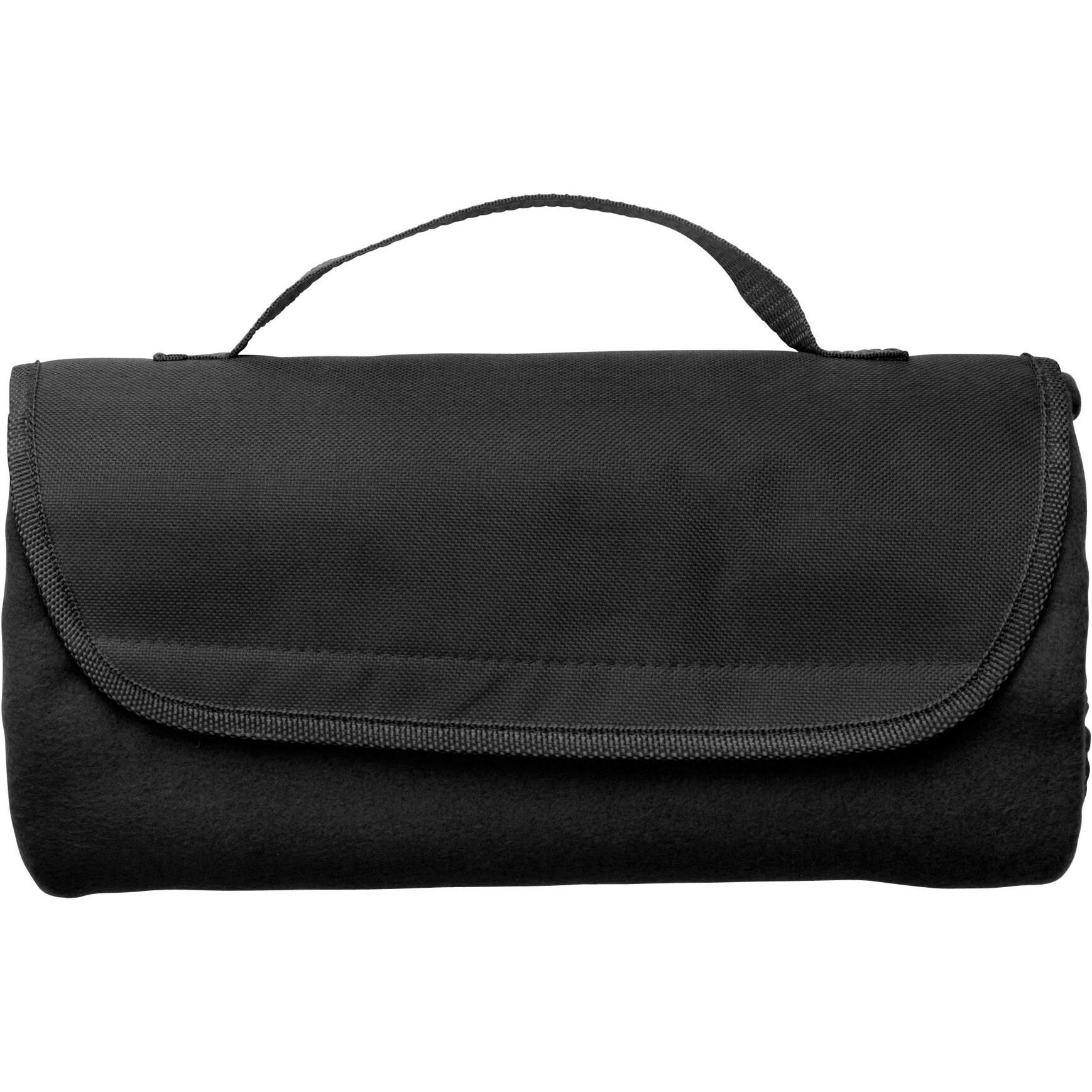 Fleece-Picknickdecke Helga - schwarz-86