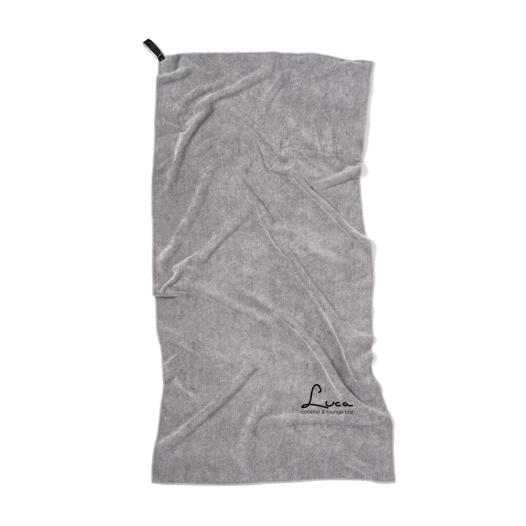 VINGA GRS rPET Active Dry Handtuch 140x70 - grau-514
