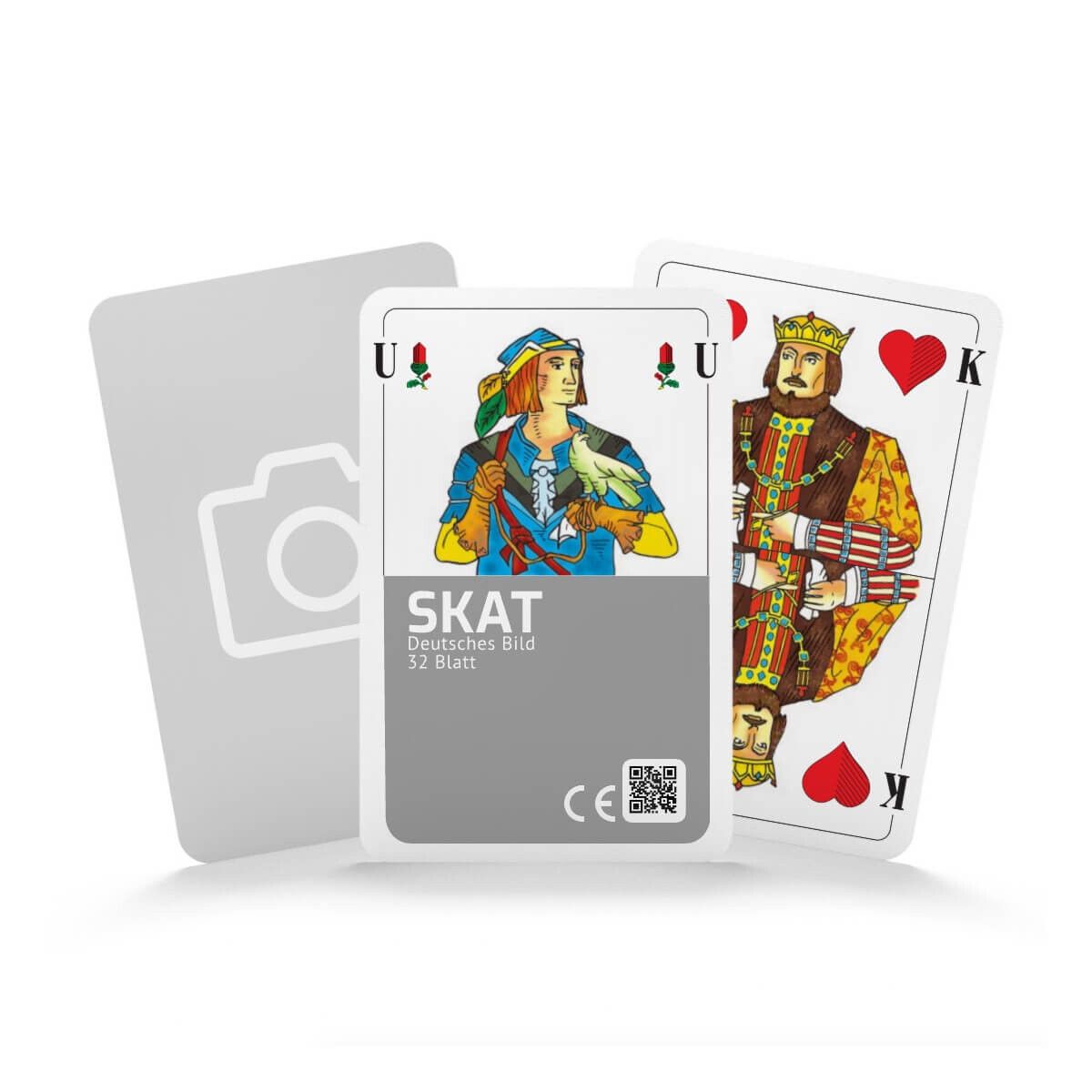 Spielkarten Skat in Klarsichtetui-546