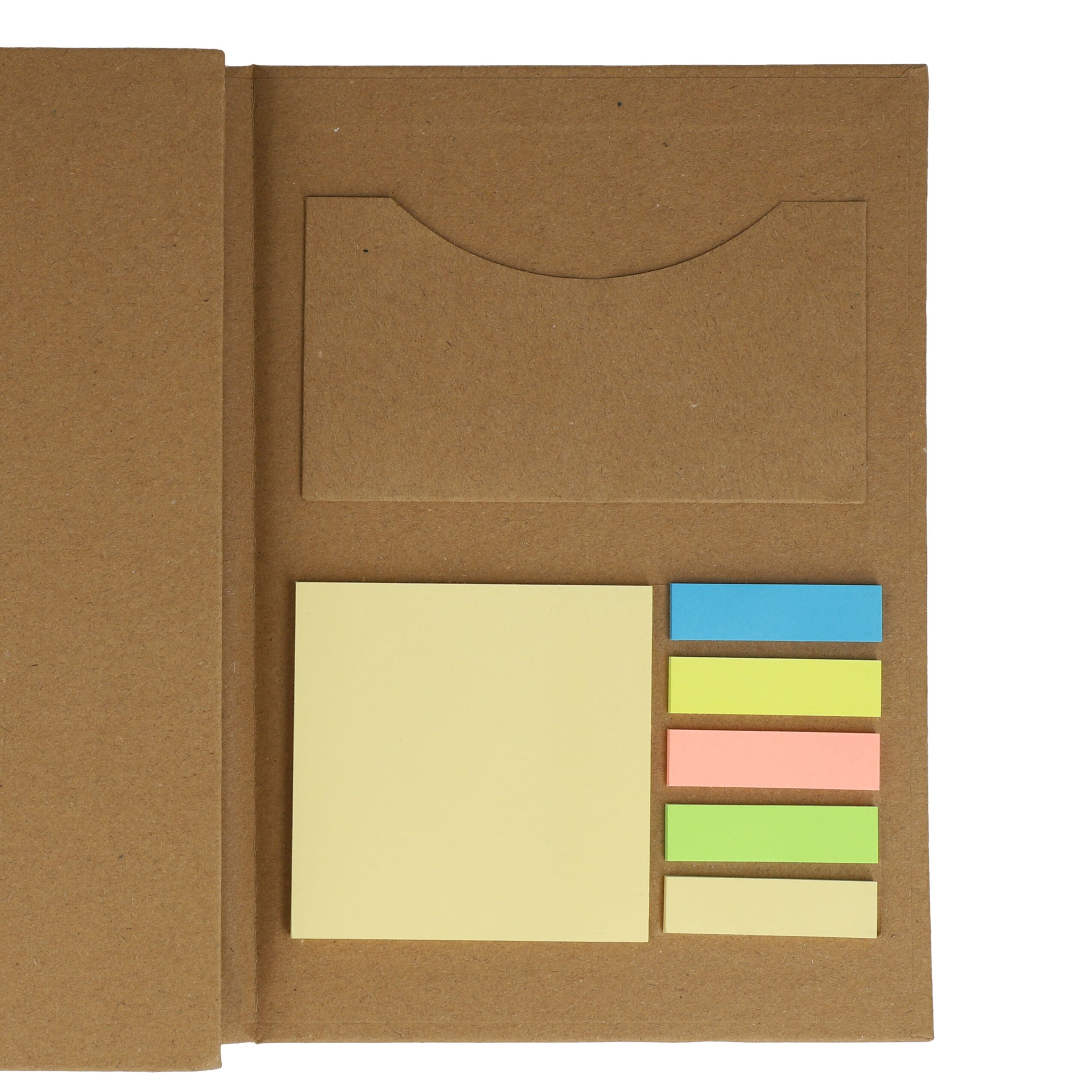 Briefpapier-Set aus Recycling-Papier - natur-653