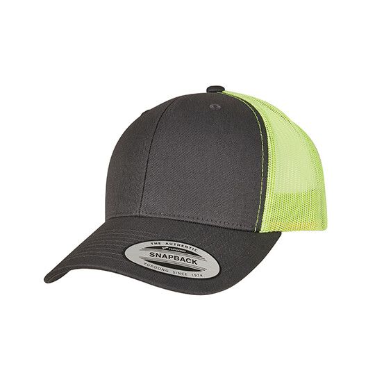 Retro Trucker 2-Tone - charcoal - neon green-324