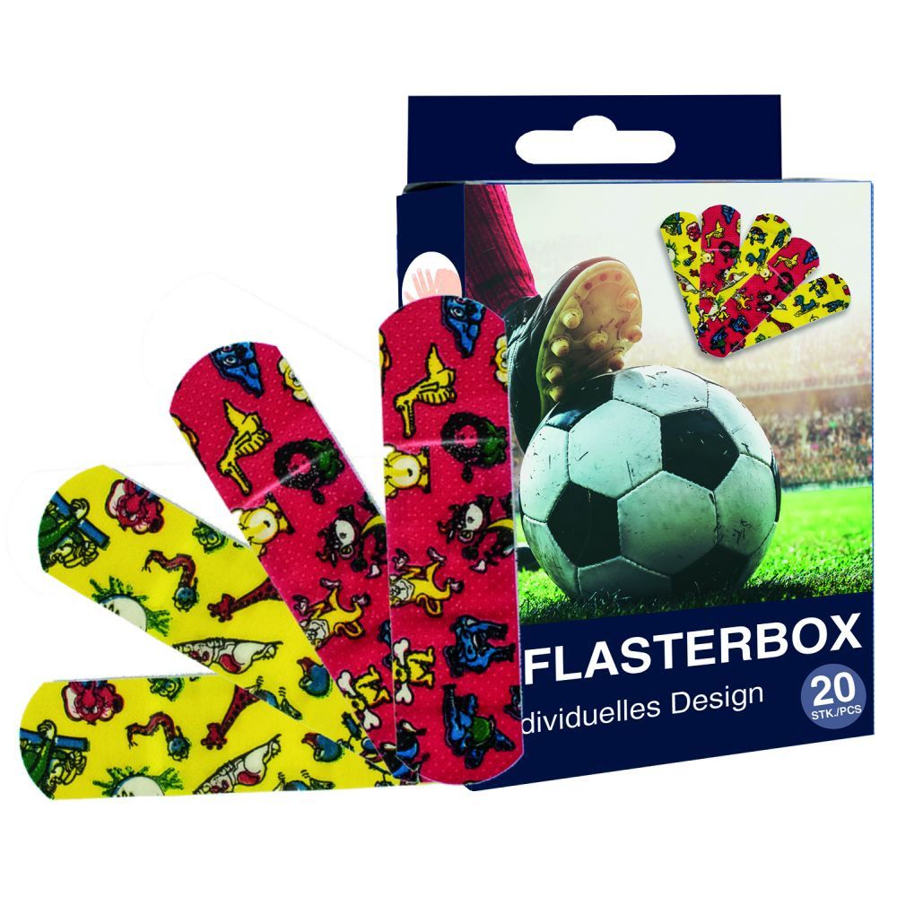 Pflasterschachtel mit Euroloch - mit 20 ACTIOMEDIC® Kinderpflastern-912