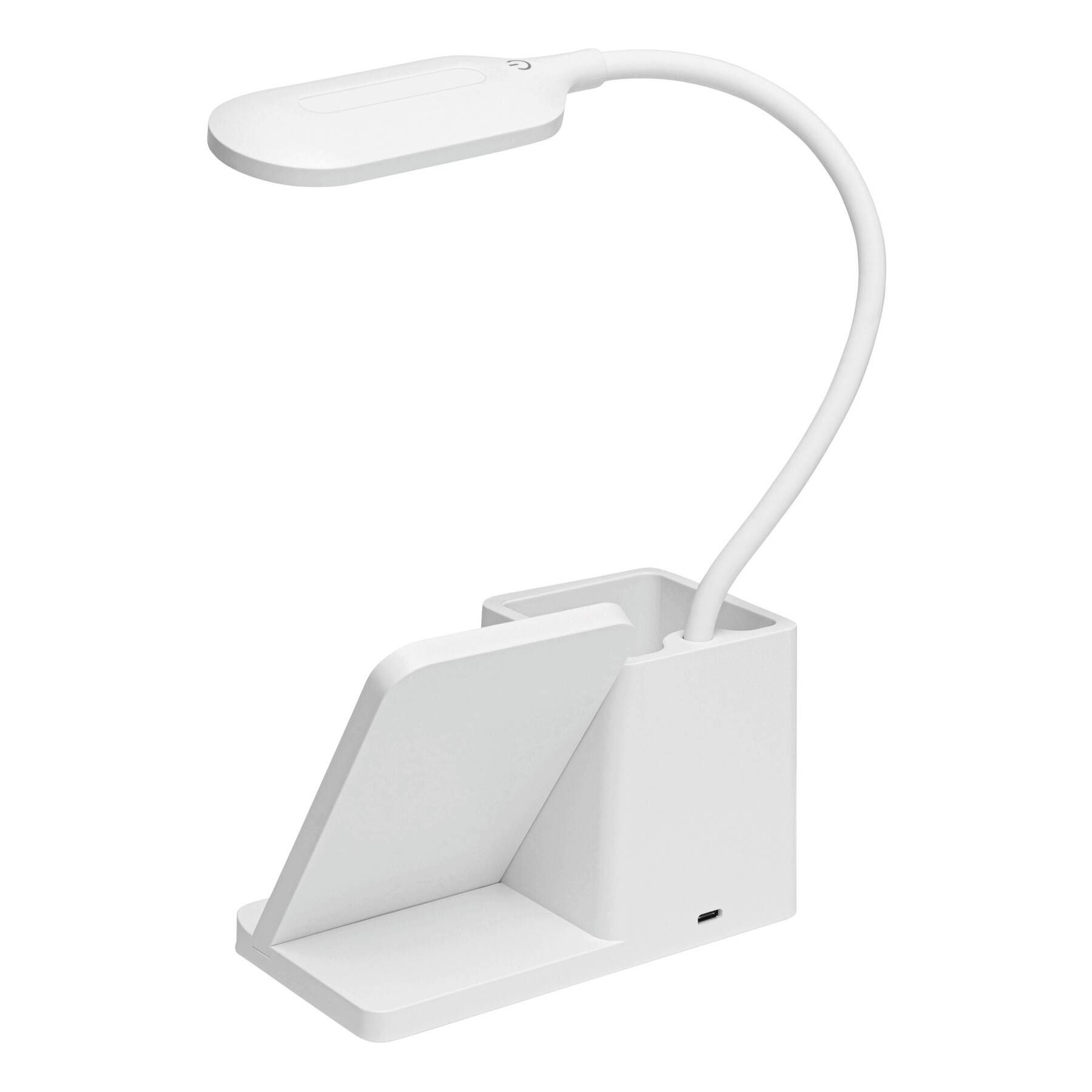 Schreibtisch-Lampe mit Ladestation LIGHT & CHARGE - weiß-681