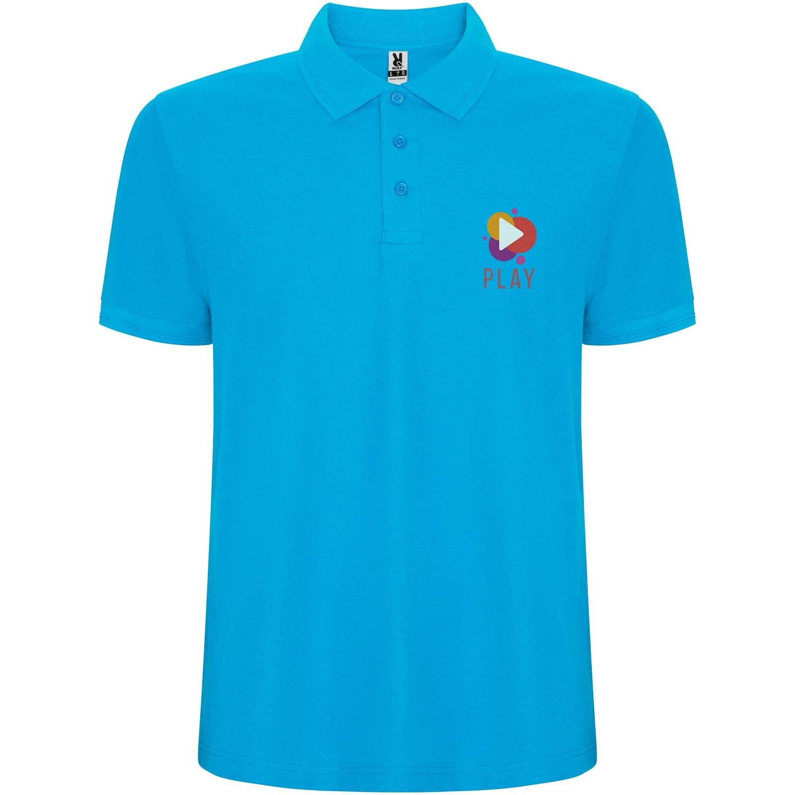 Pegaso Premium Poloshirt für Kinder - türkis-128