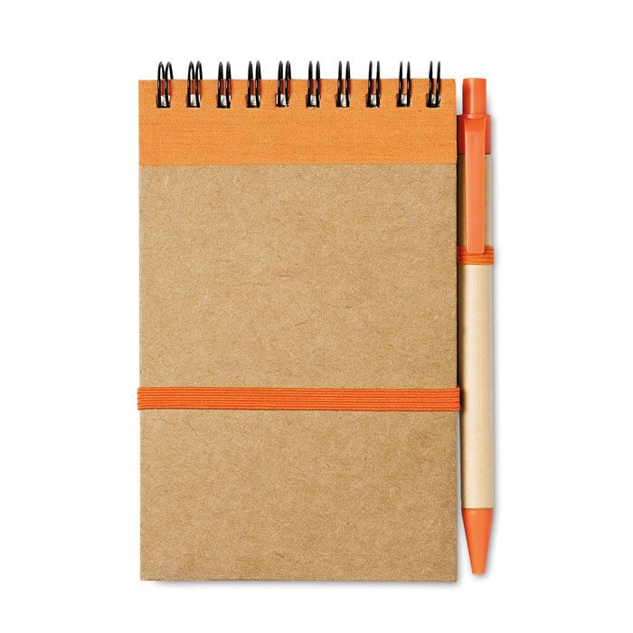 DIN A6 Notizbuch SONORA - orange-277