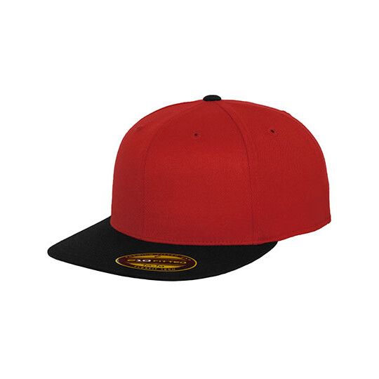 Premium 210 Fitted 2-Tone - red - black-697