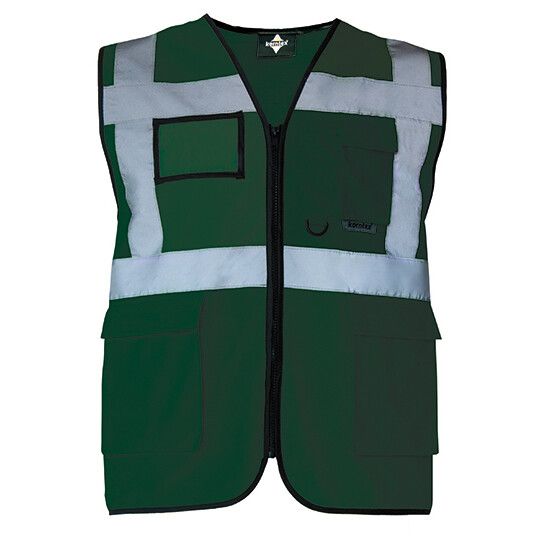 Executive Multifunctional Safety Vest Berlin - paramedic green-637