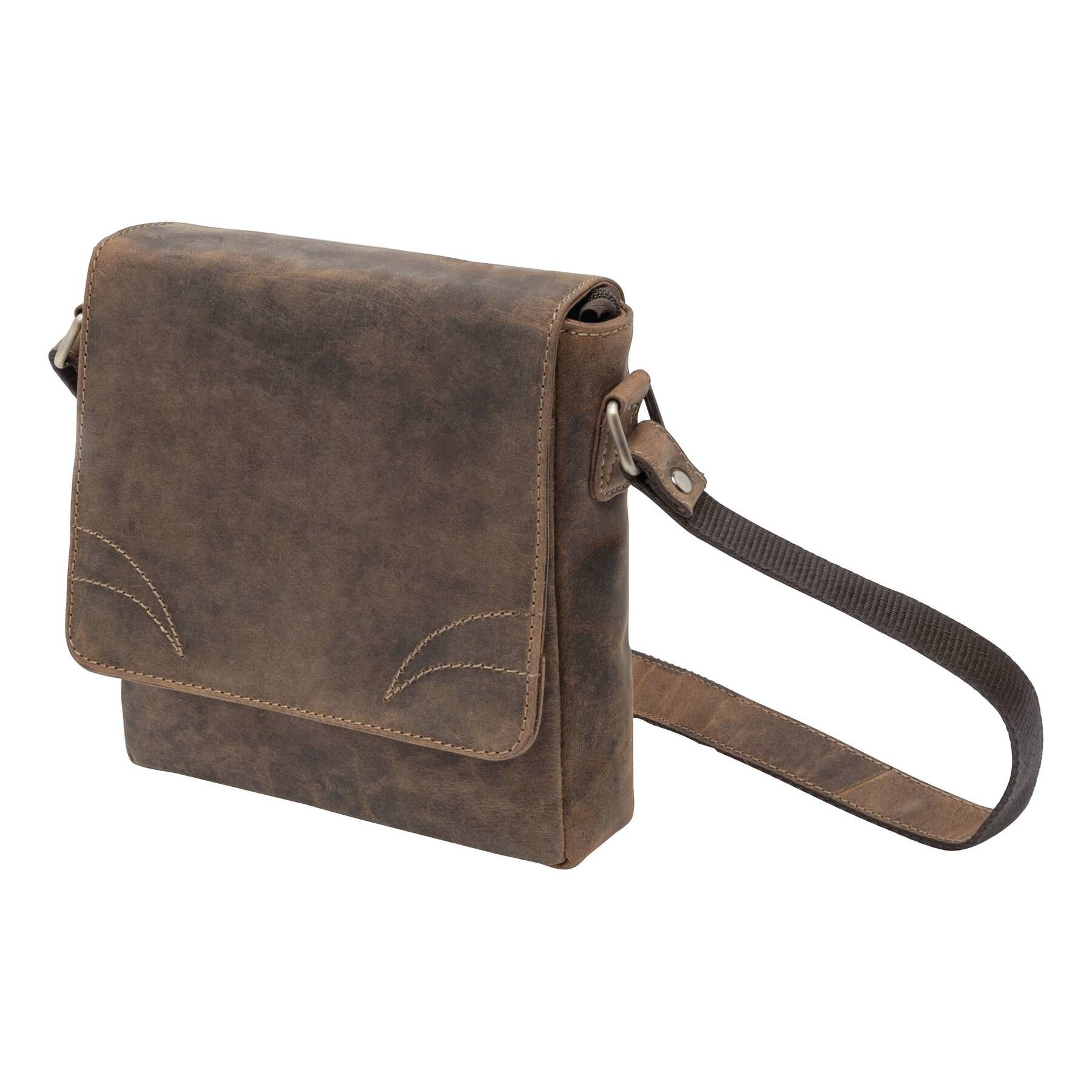 Echtleder-Tasche WILDERNESS - braun-701