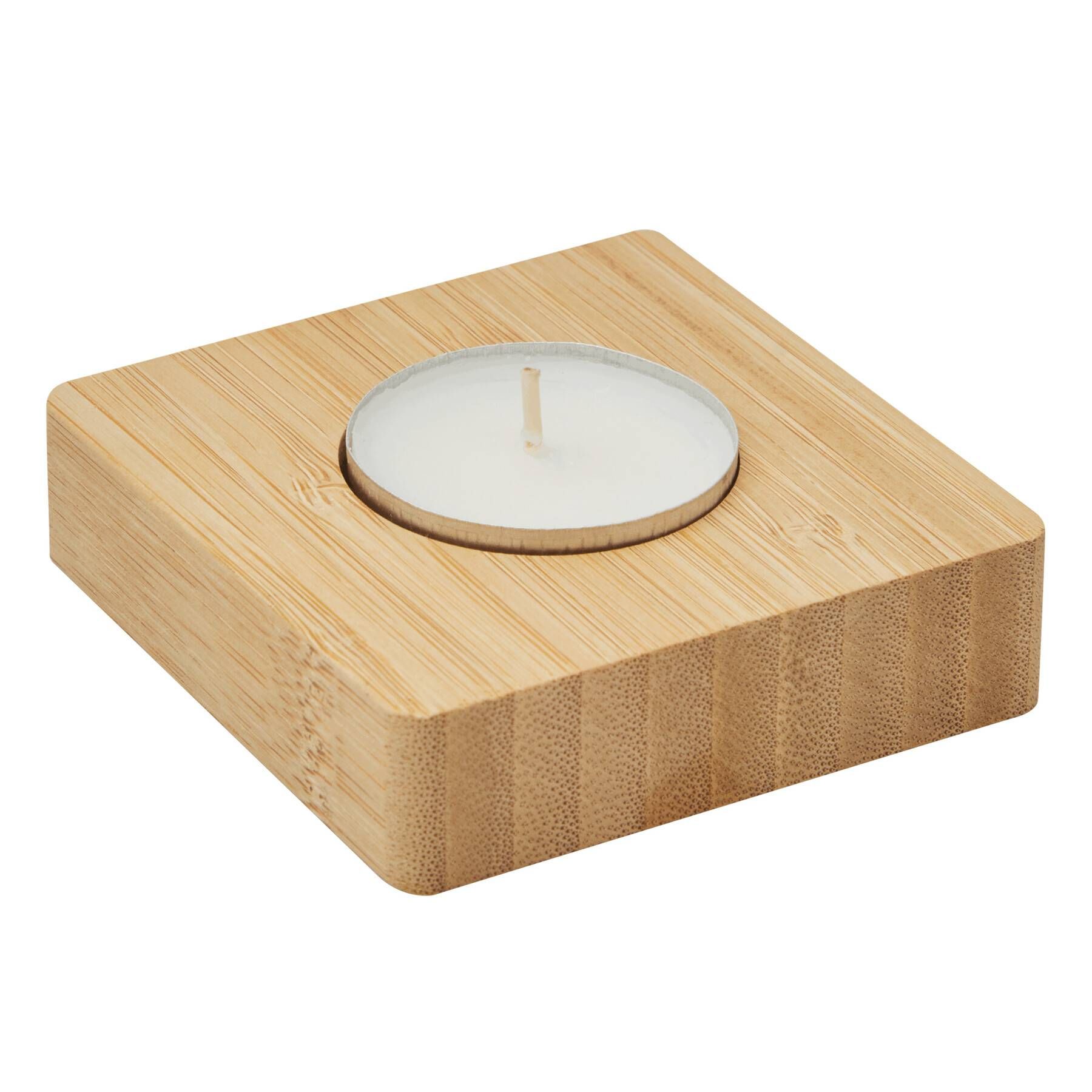 Teelichthalter NATURAL GLOW - braun-906