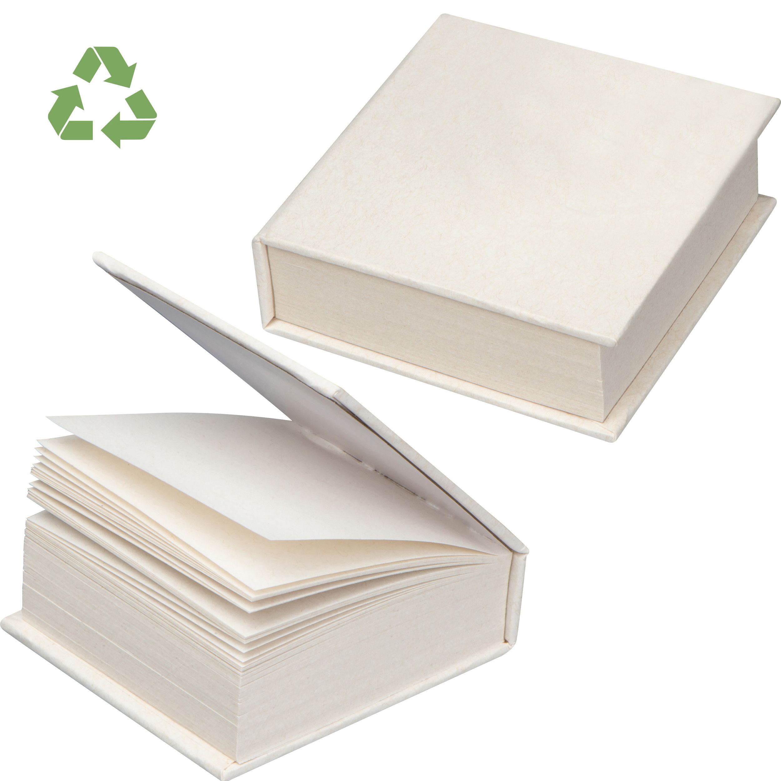 Notizblock aus recyceltem Milchkarton - beige-878
