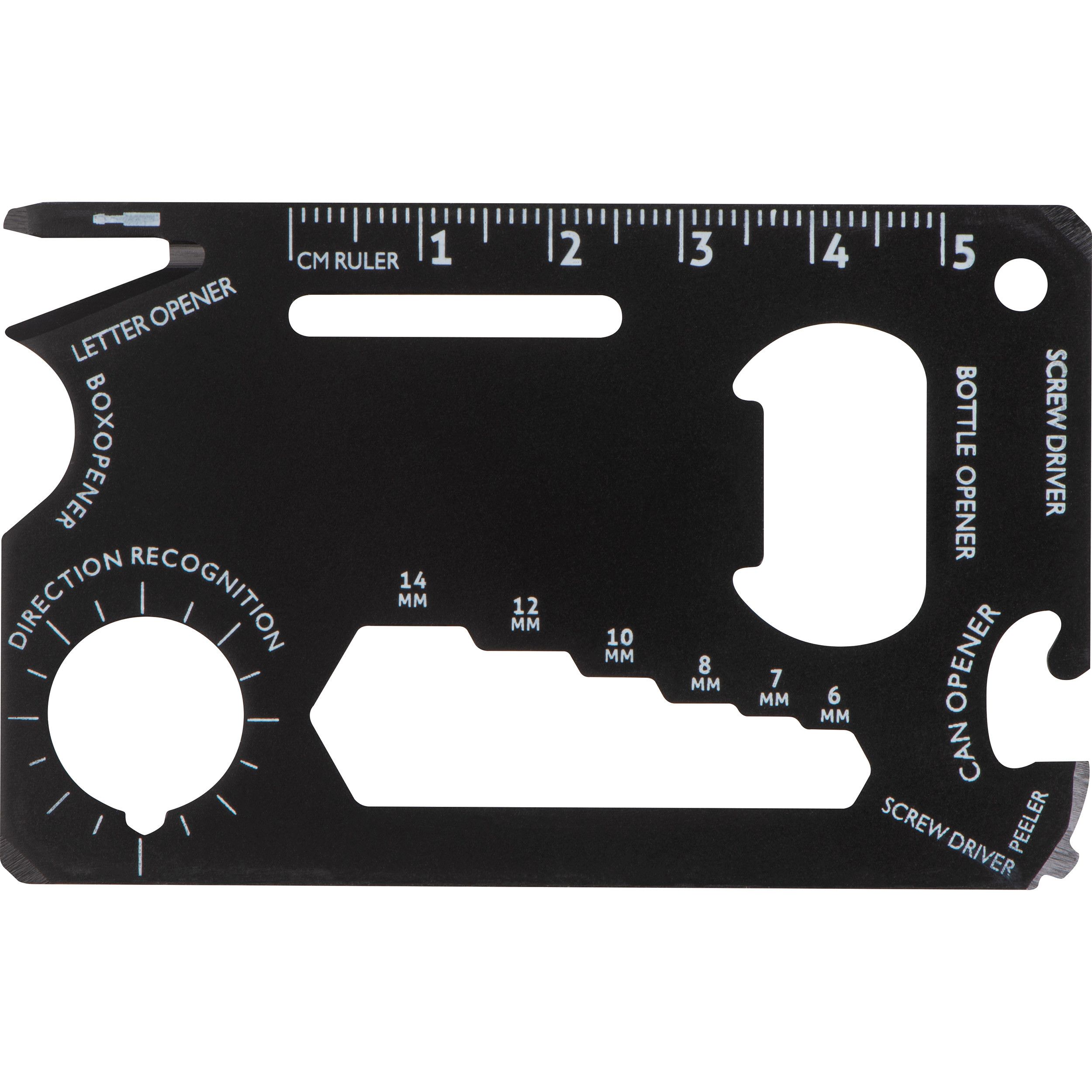 Survival Kofferanhänger aus Aluminium - schwarz-318