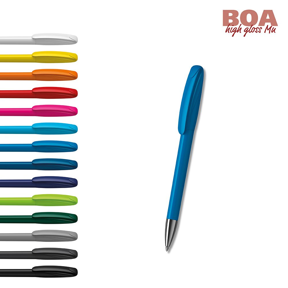 Drehkugelschreiber Boa high gloss Mn - magenta-819