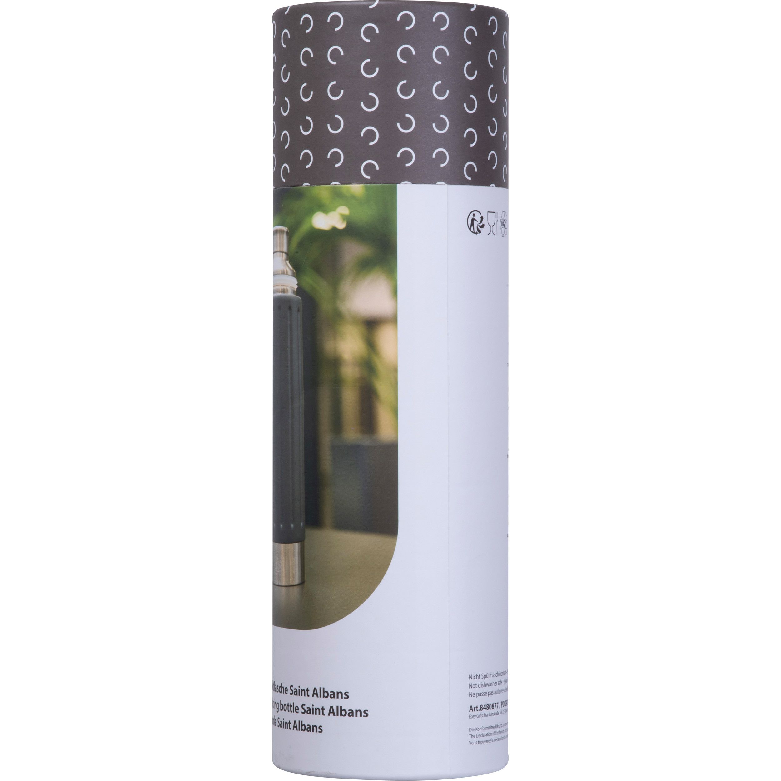 MoLu Edelstahlflasche kupferisoliert Saint Albans - anthrazit-208