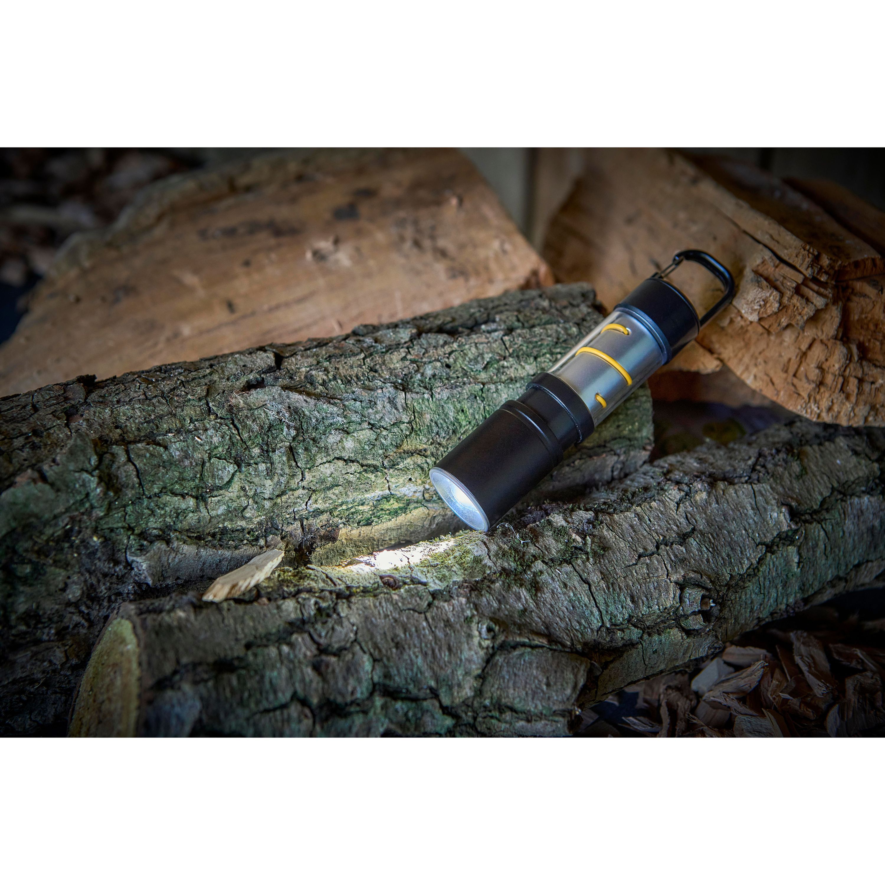 Aluminium COB-Taschenlampe Vela - schwarz-791