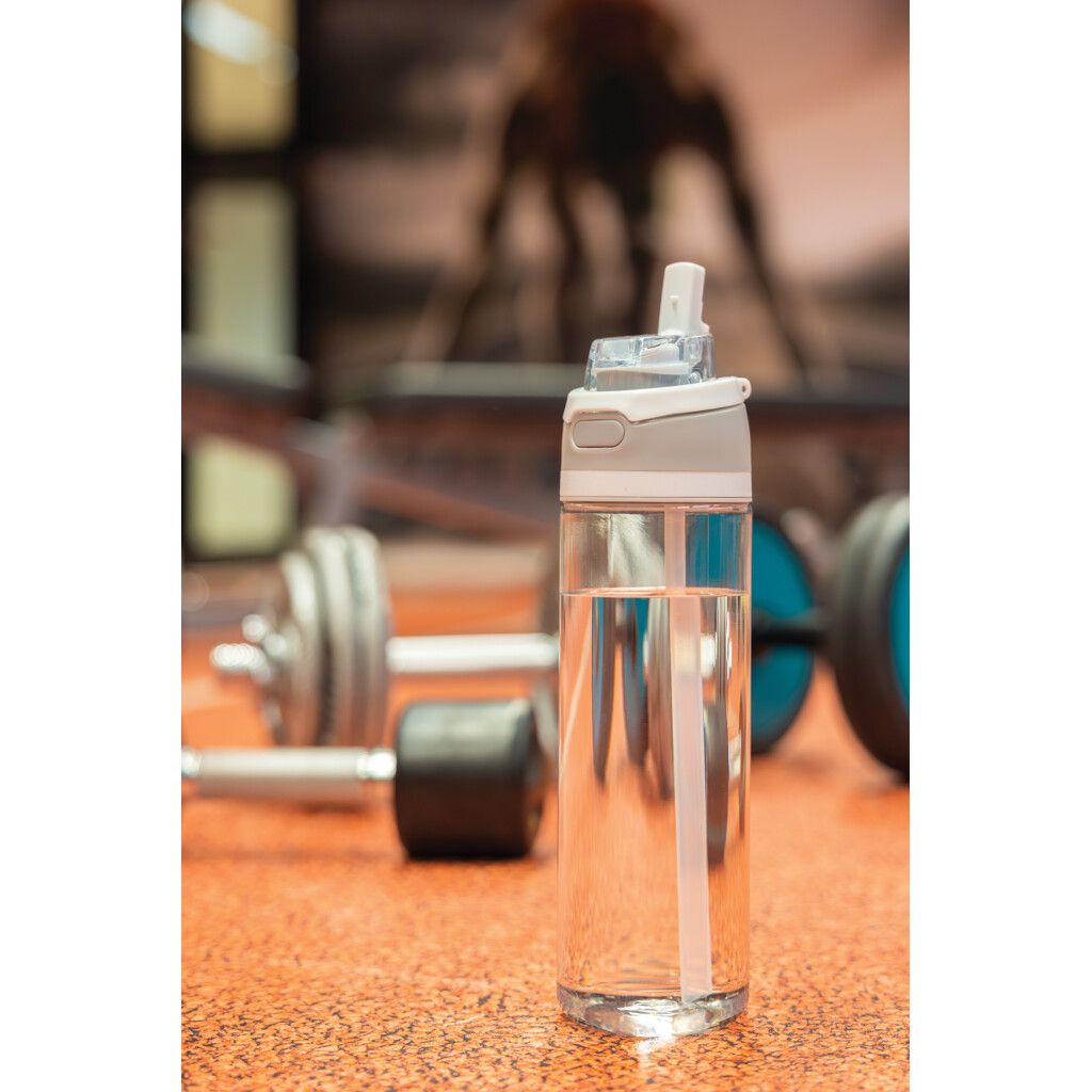 Omni Sip Wasserflasche 800ml aus RCS RPET - weiß-598