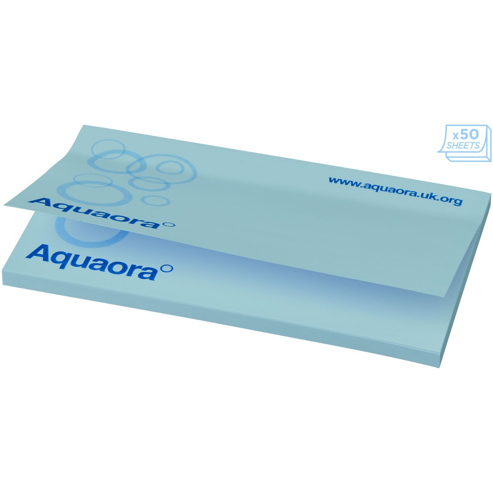Sticky-Mate Haftnotizen 127 x 75 mm - hellblau-274