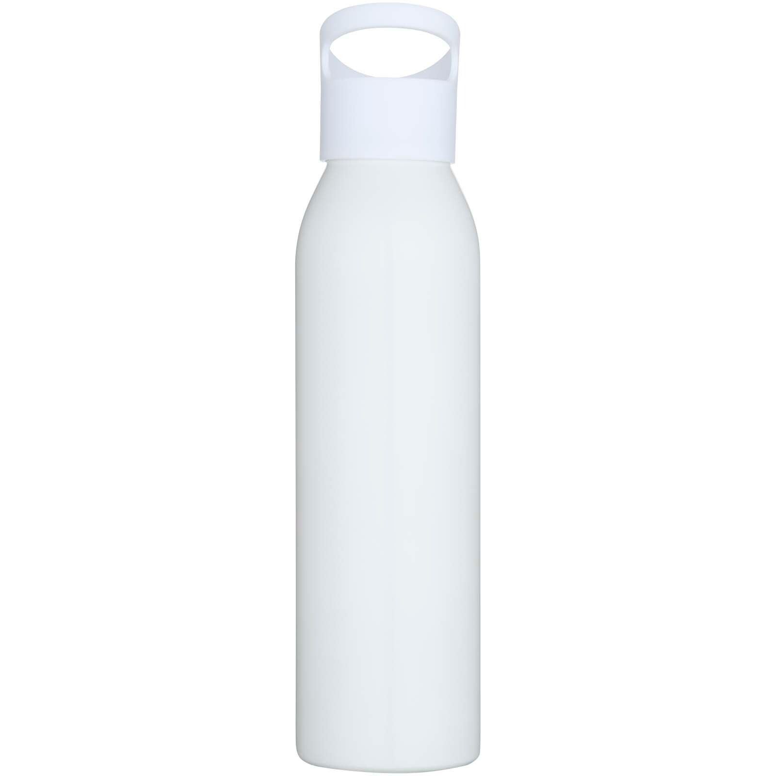 Sky 650 ml RCS-zertifizierte, einwandige Trinkflasche aus recyceltem Edelstahl - weiss-428