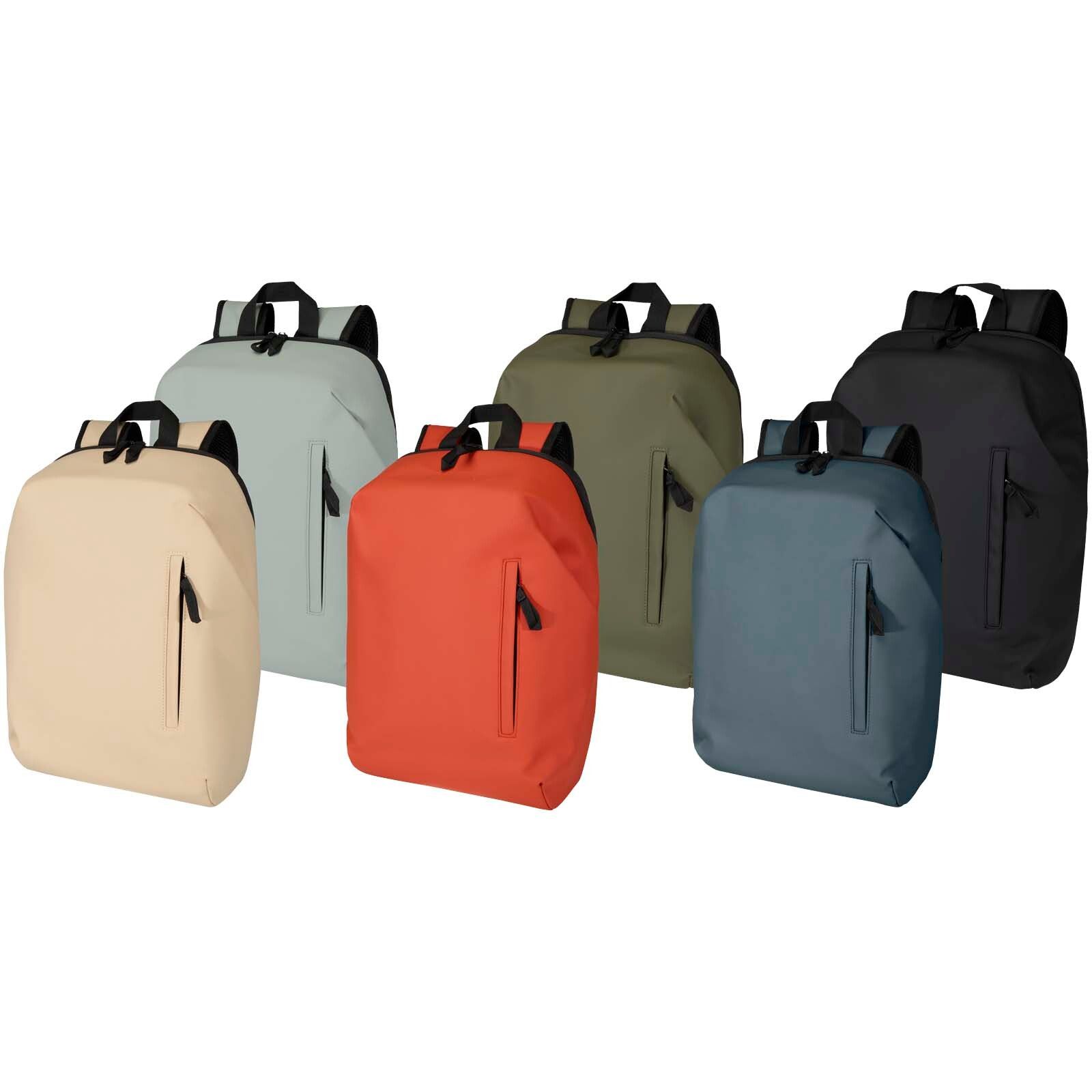 Resi Plus 15" GRS recycelter diebstahlsicherer Rucksack 18L - ziegelstein-809
