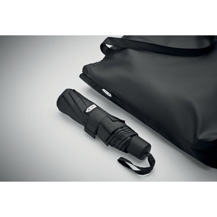 21" Regenschirm mit Tasche SEATTLE - schwarz-736