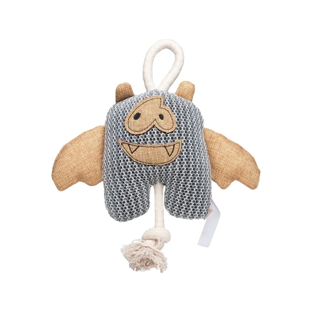 MiniFeet® Hundespielzeug Fledermaus - grau-65